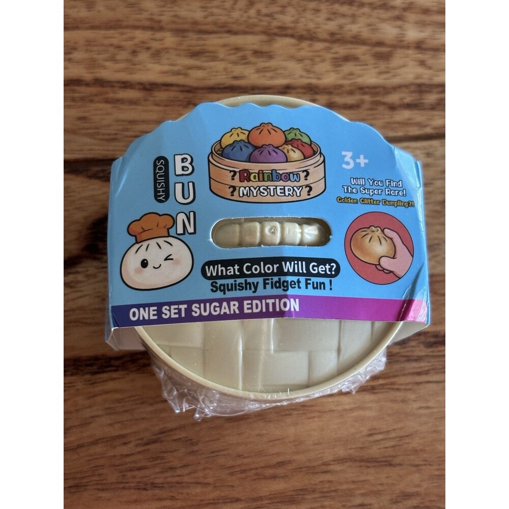 Squishy Bun Rainbow Mystery Bun Sugar Edition Blind Pack Dumpling